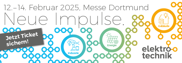 Anzeige Anzeige Messe Dortmund elektrotechnik 2025